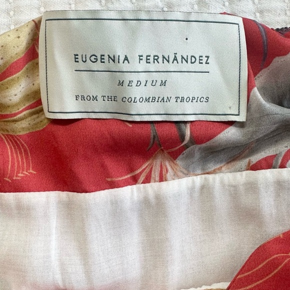 Eugenia Fernandez Tropical Floral Tiered Mini Ruffle Dress - Picture 6 of 6